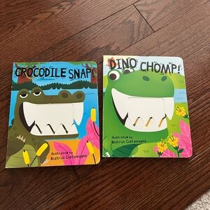 Crocodile Snap & Dino Chomp Interactive Books